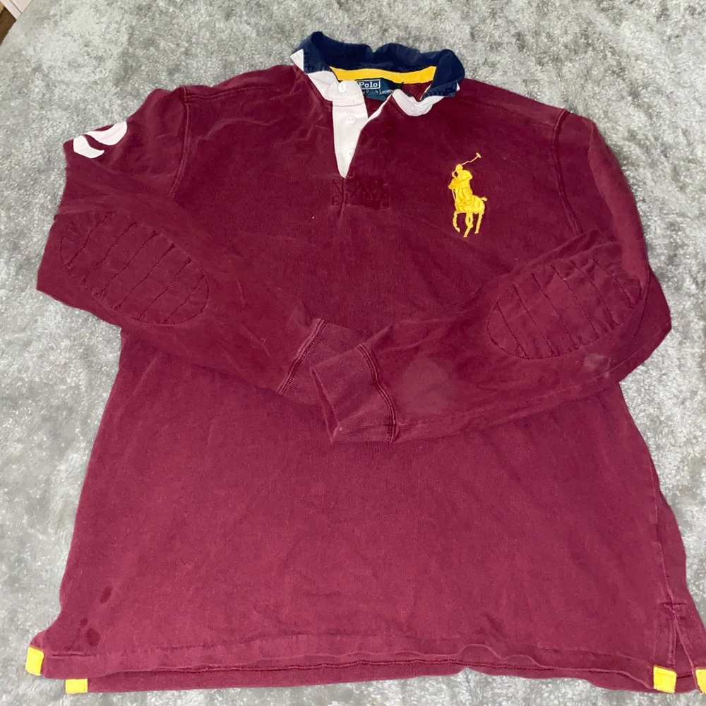 Polo by Ralph Lauren long sleeve collared shirt size large - Picture 2 of 5